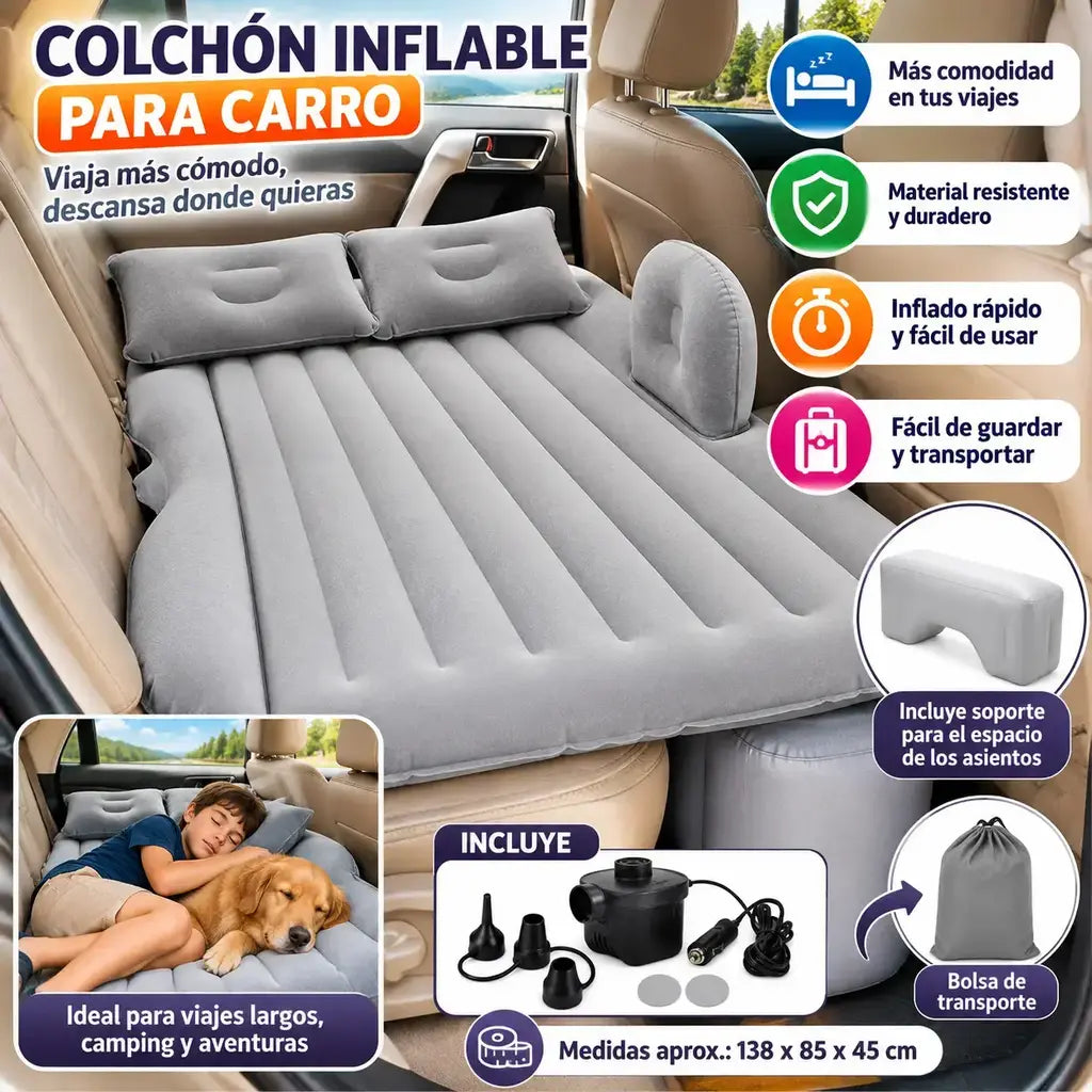 Colchón inflable para carro automóvil