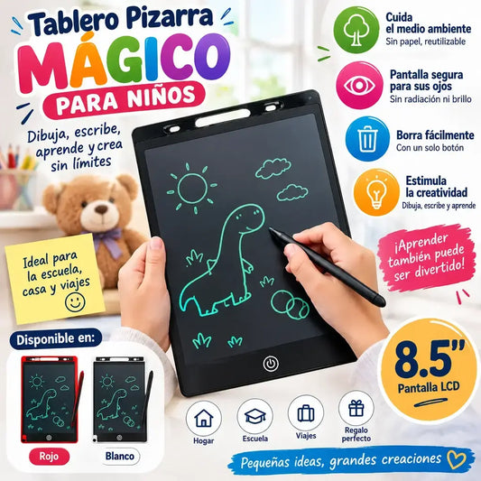 Tablero pizarra, mágico para niños