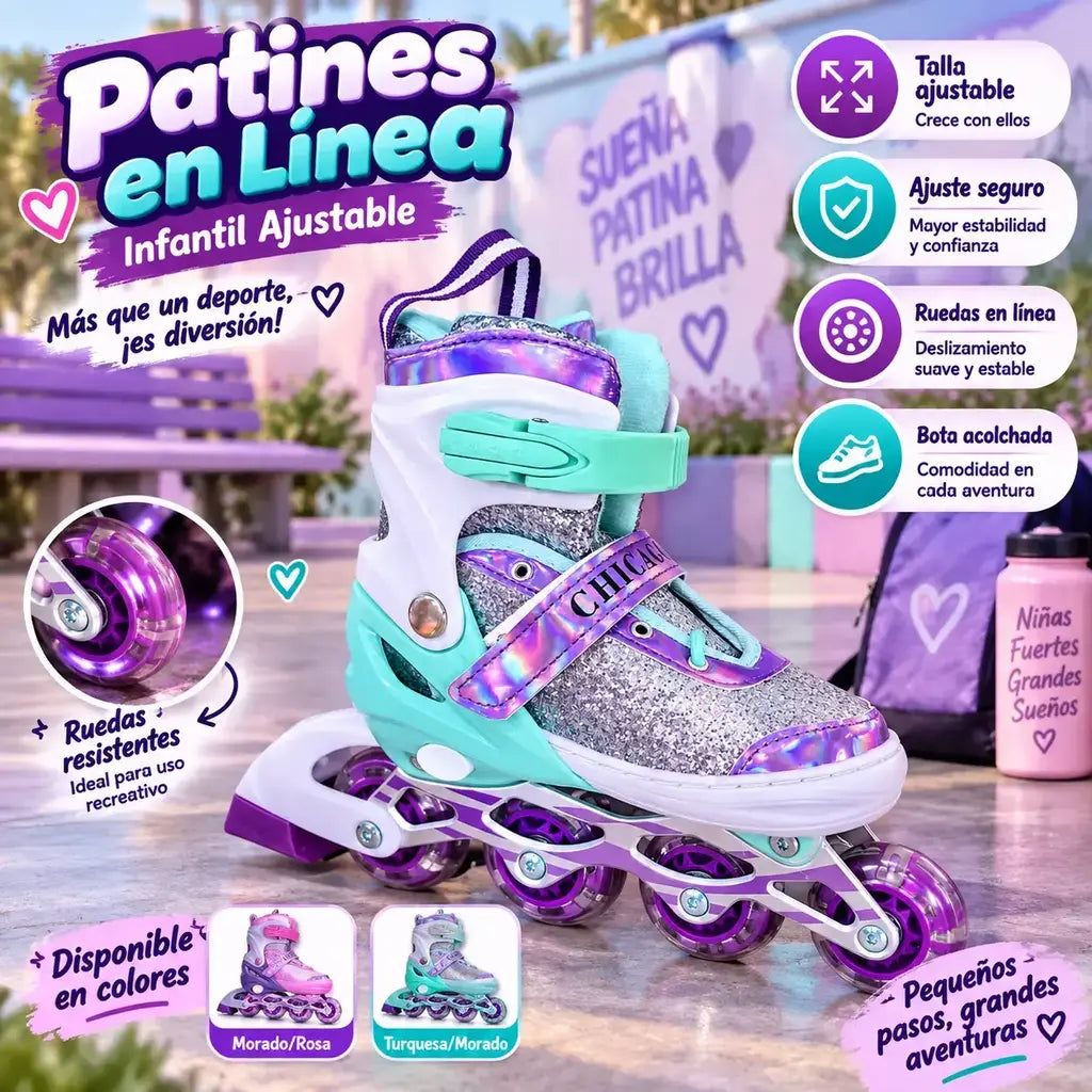 Patines ajuatable RF 8200T