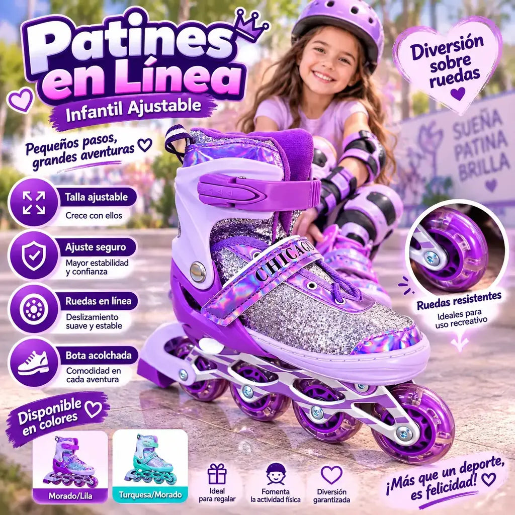 Patines ajuatable RF 8200T