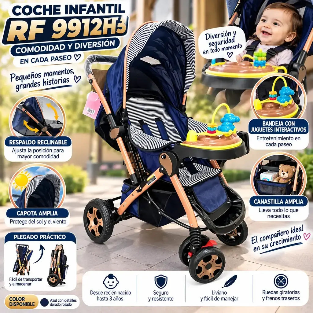 Coche infantil multifuncional