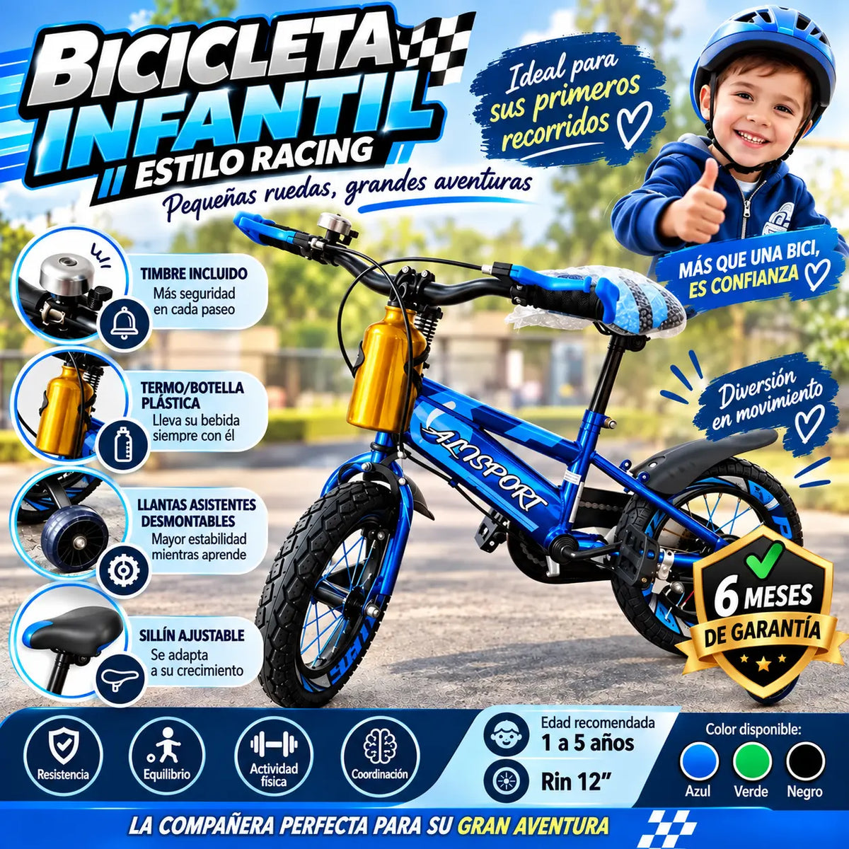 Biciclete metalizada RIN 12