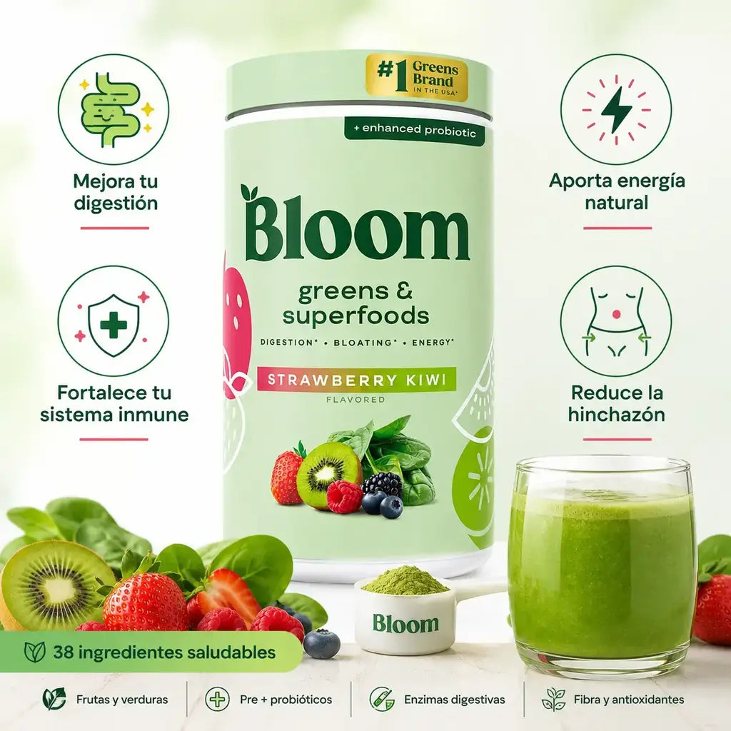 Bloom greens & superfood strawberry kiw