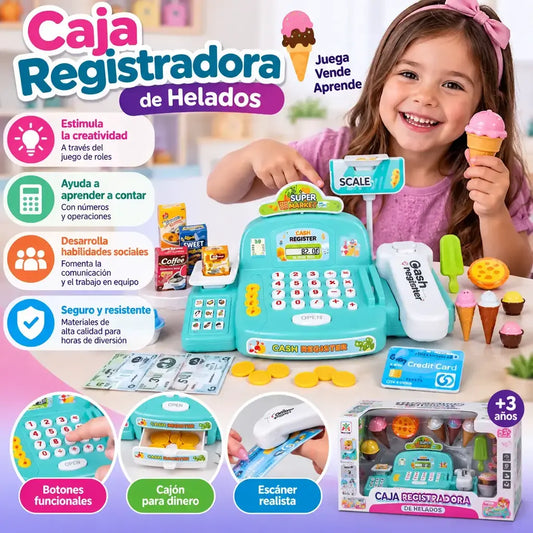 Caja registradora helados