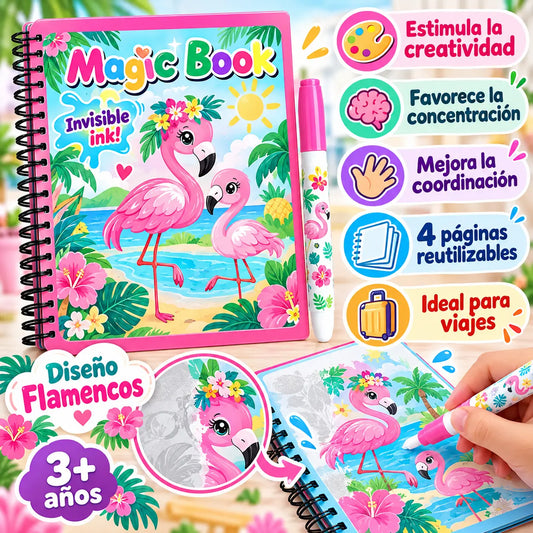 Libro mágico agua para pintura