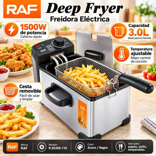 Freidora eléctrica de pollo y apanados